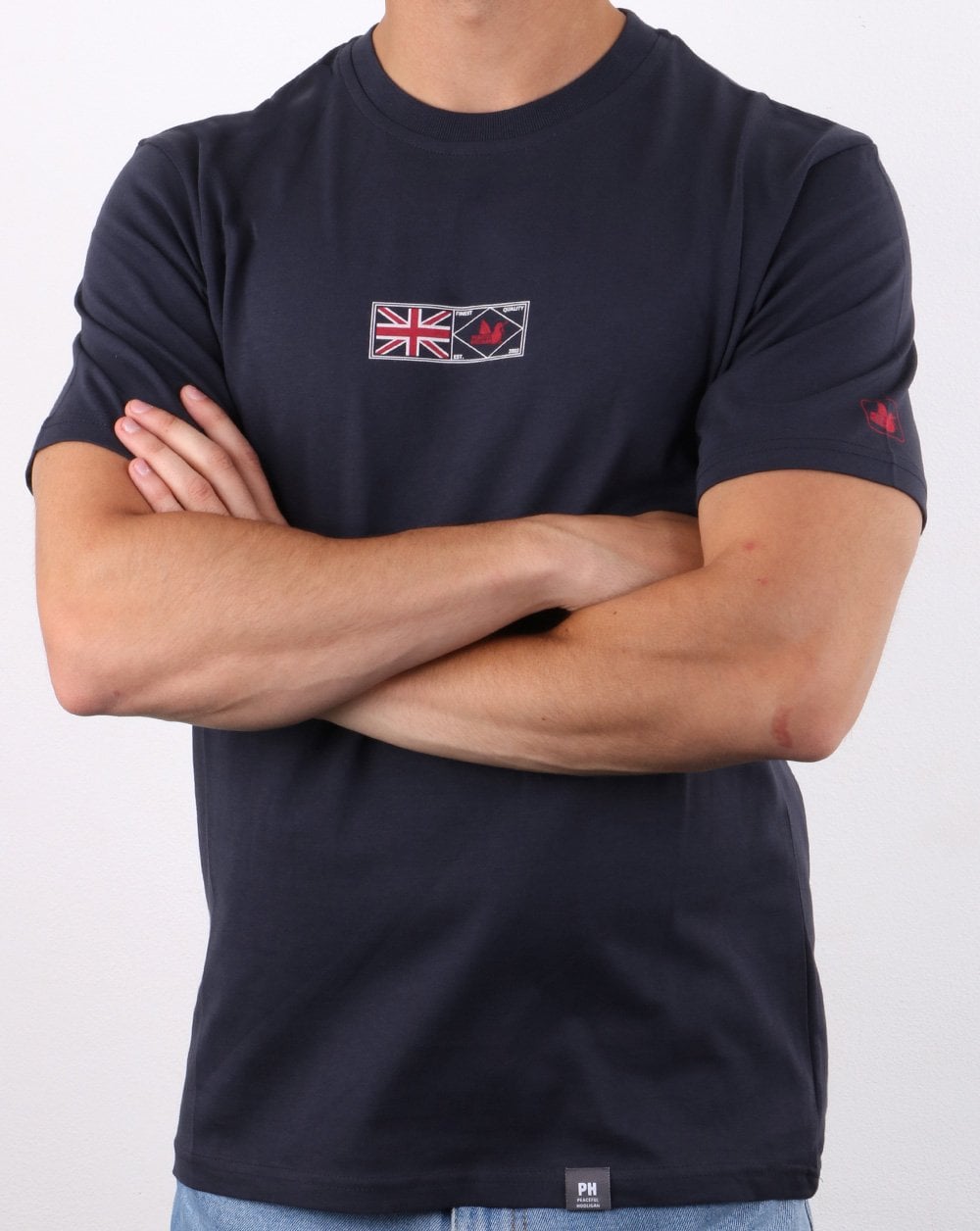 Peaceful Hooligan Finest T-shirt Navy