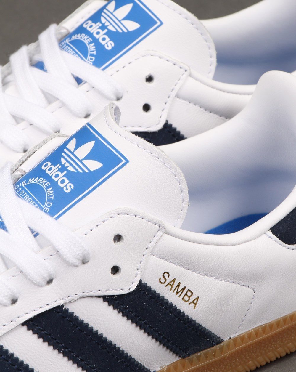 Adidas Samba Og Trainers White/Navy