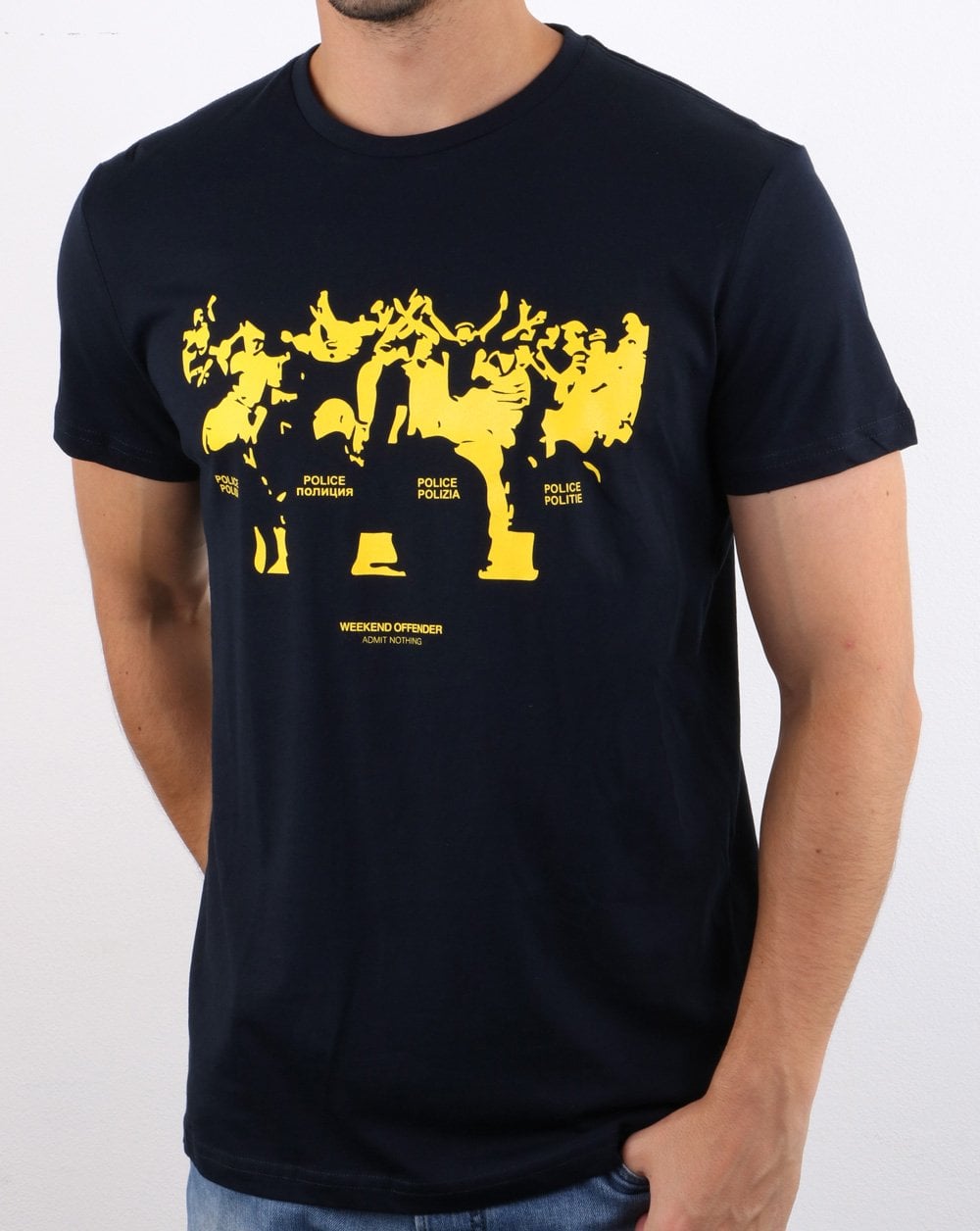 Weekend Offender Riot T-shirt Navy