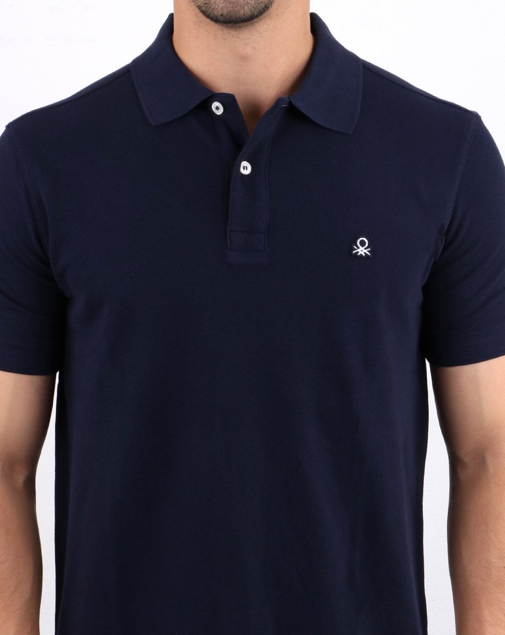 Benetton Polo Shirt Navy