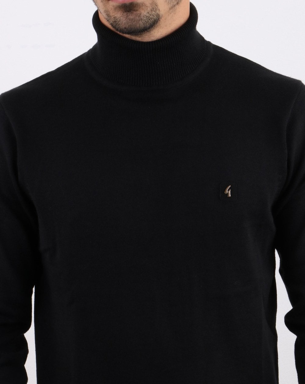 Gabicci Vintage Ricardo Roll Neck Black