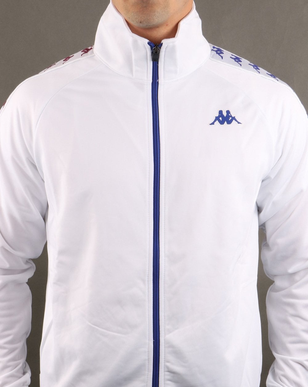 Kappa Anniston Banda Jacket White/Violet/Navy