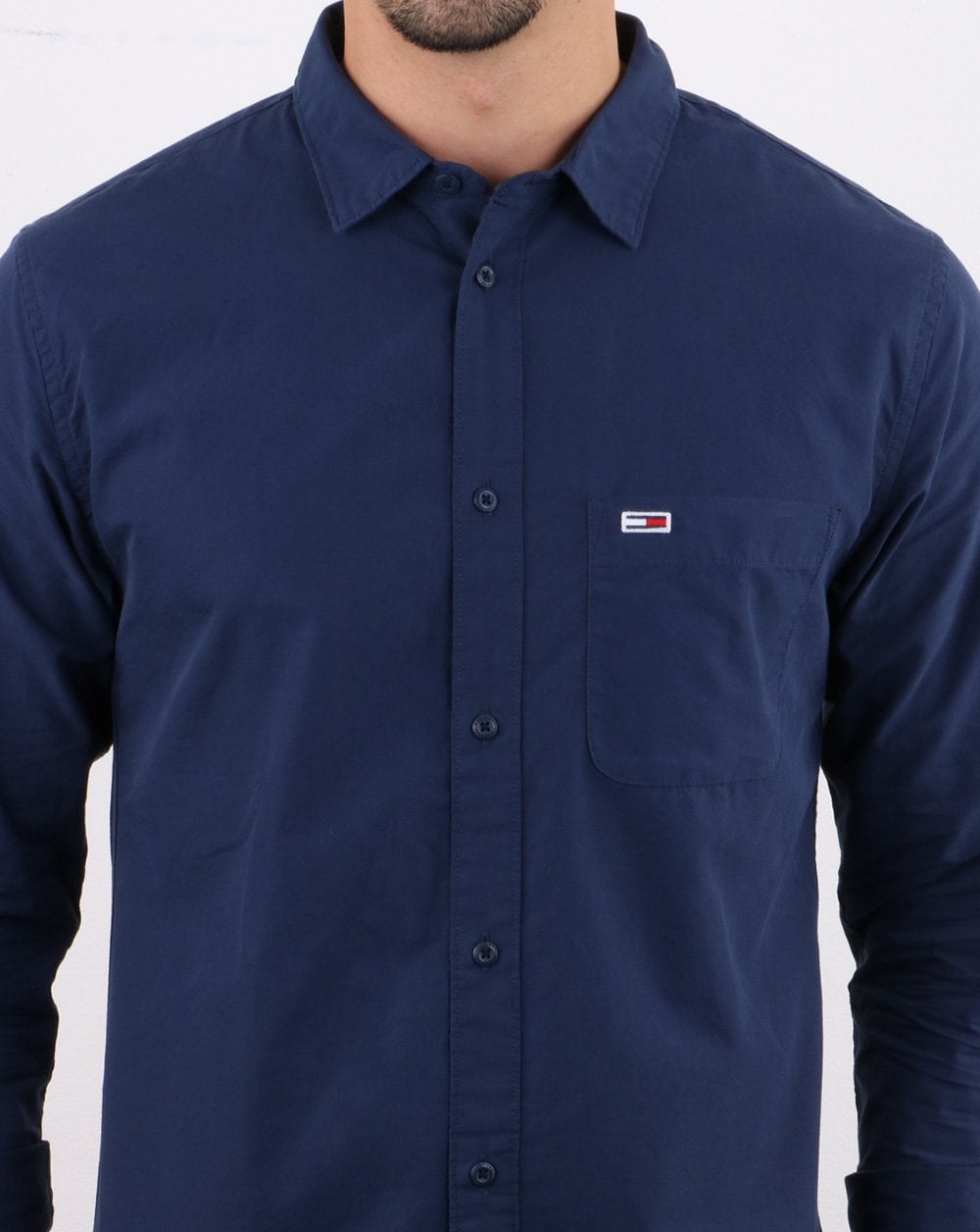 Tommy Jeans Poplin Shirt Navy