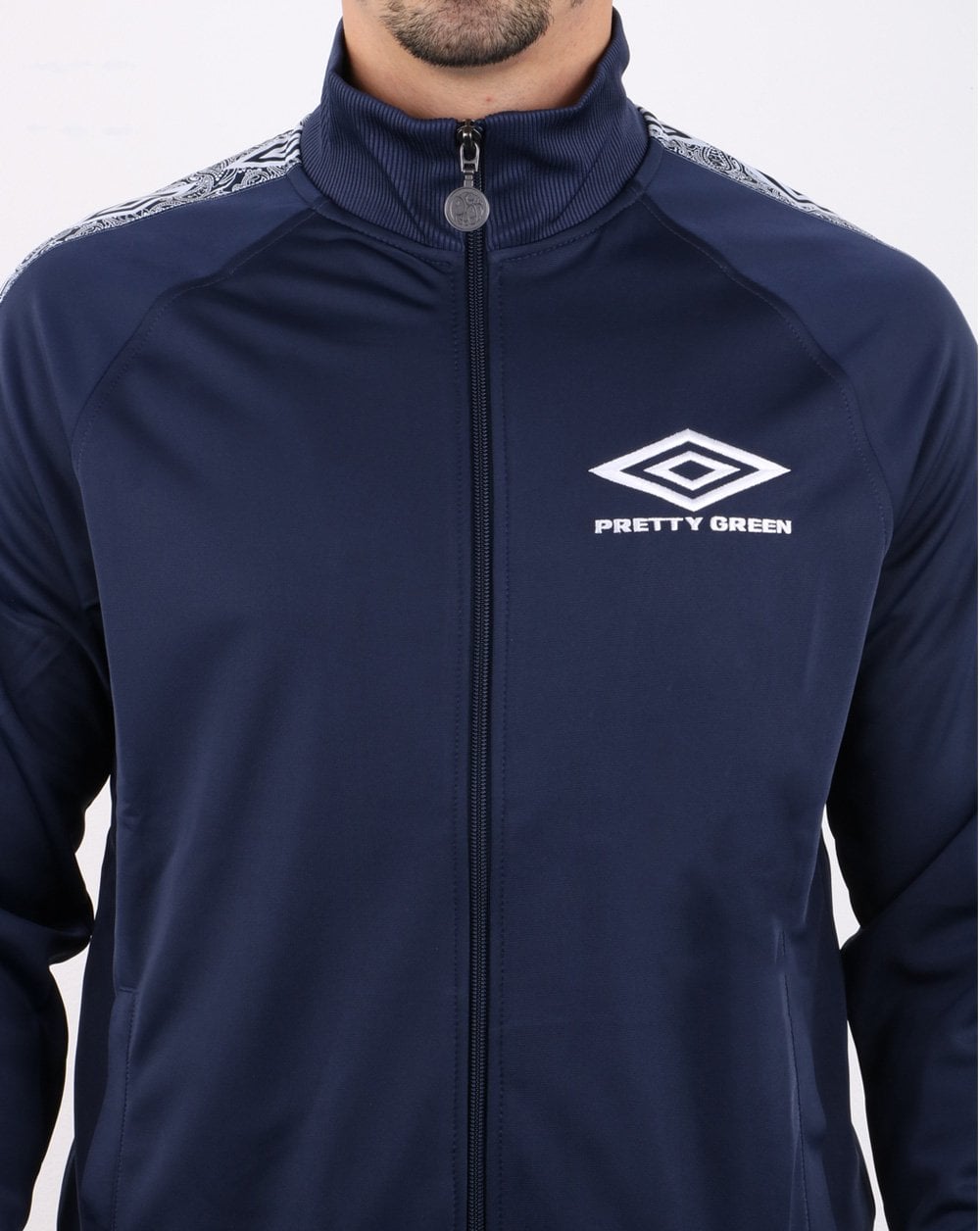 Pretty Green Umbro Track Top Navy