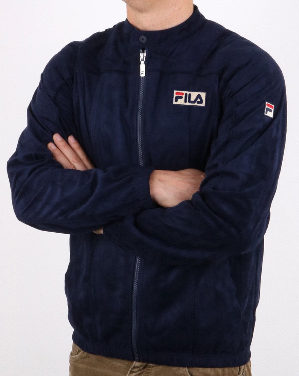 Fila Vintage Terrinda Mk3 Pro Badge Track Top Navy