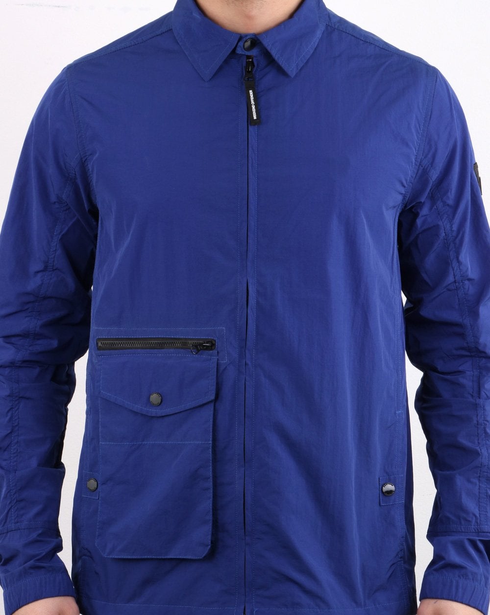 Weekend Offender Vinnie Overshirt Electric Blue
