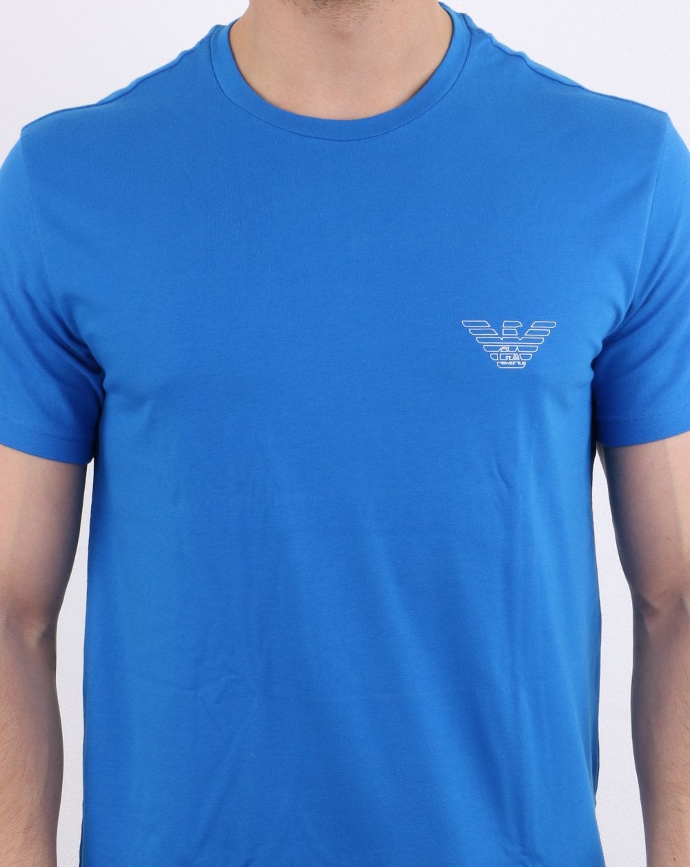 Emporio Armani Organic Cotton T-shirt Royal Blue