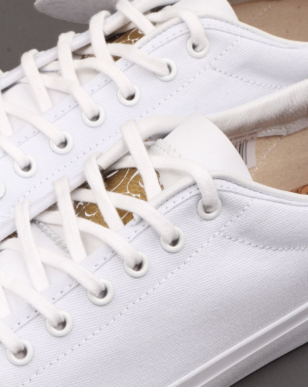 Pretty Green Canvas Trainer White