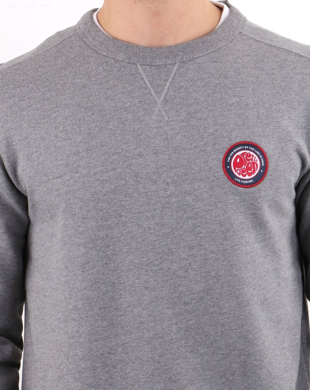 Pretty Green Likeminded Sweatshirt Grey