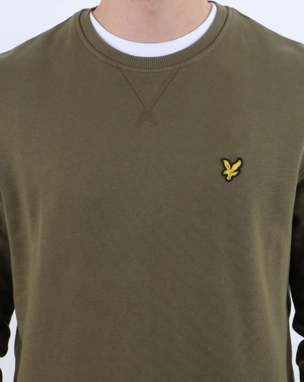 Lyle And Scott Crew Neck Sweatshirt Khaki