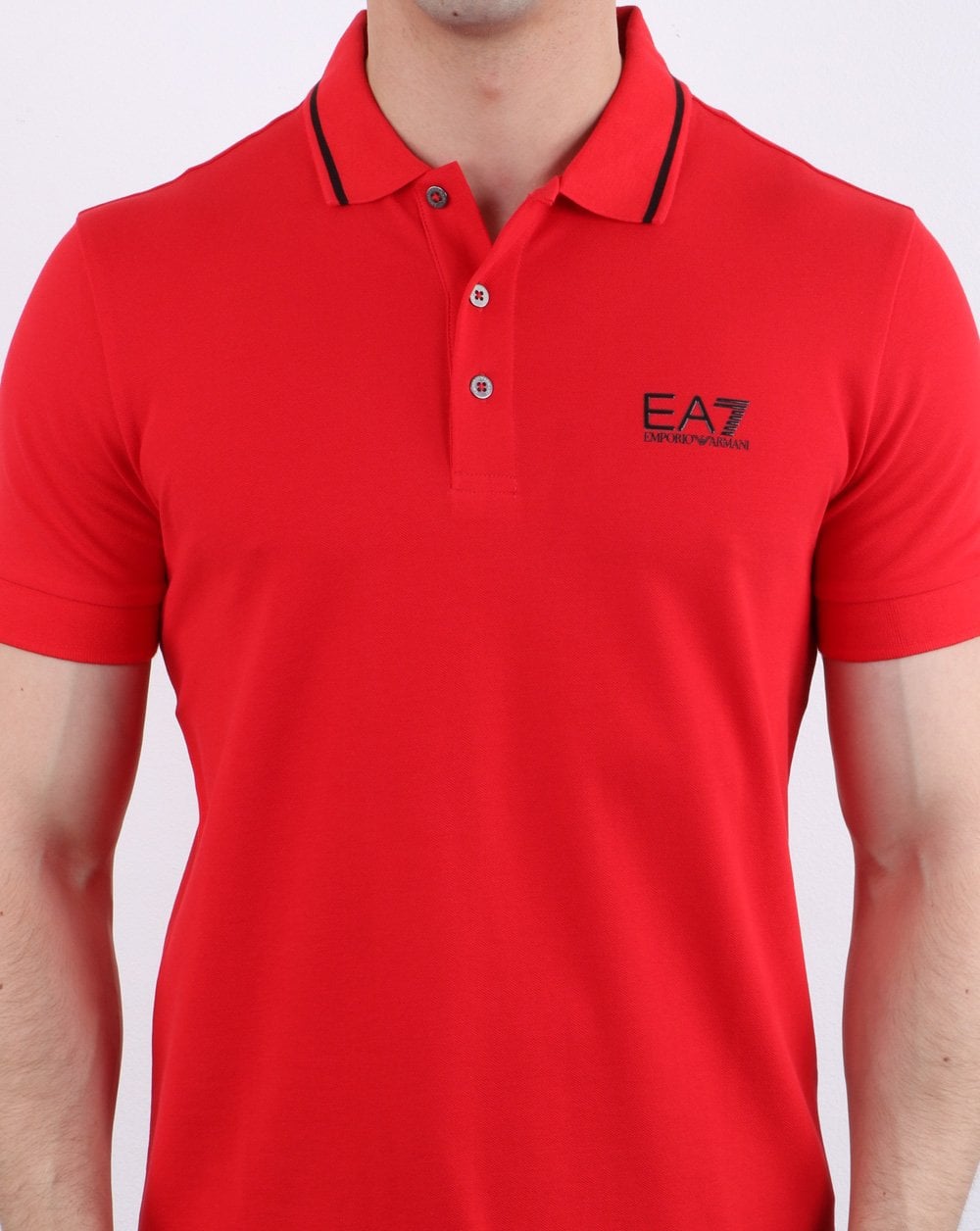 Emporio Armani EA7 Polo Shirt Red