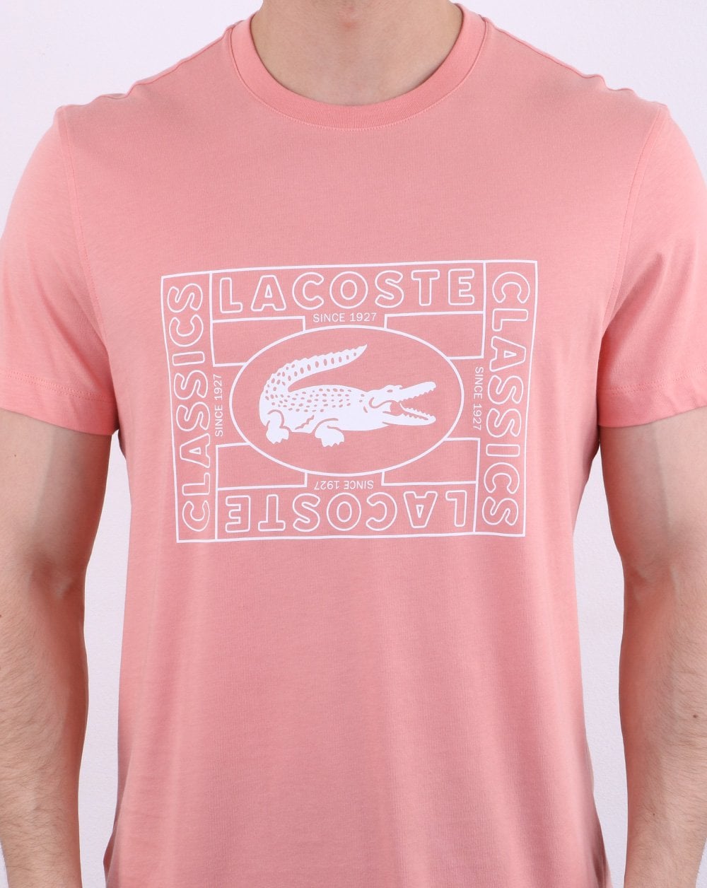 Lacoste Logo T-shirt Pink