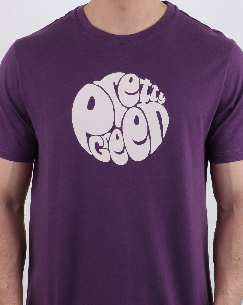 Pretty Green Gillespie T-shirt Purple