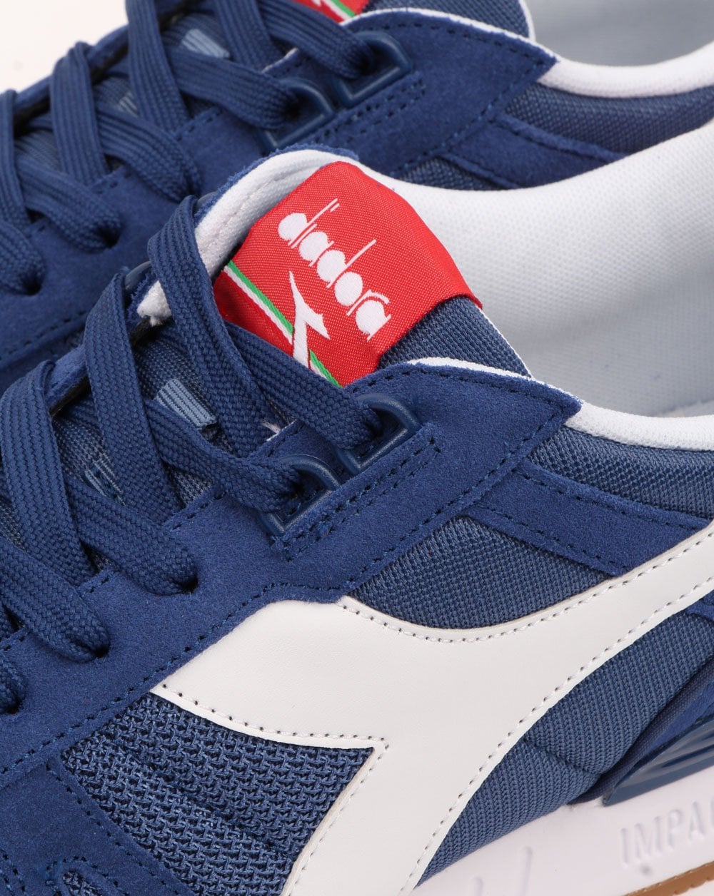 Diadora Titan II Trainers Navy/Red