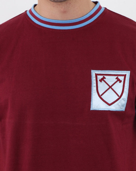 80s Casual Classics 80s Casual Classics West Ham 1966 Shirt Claret