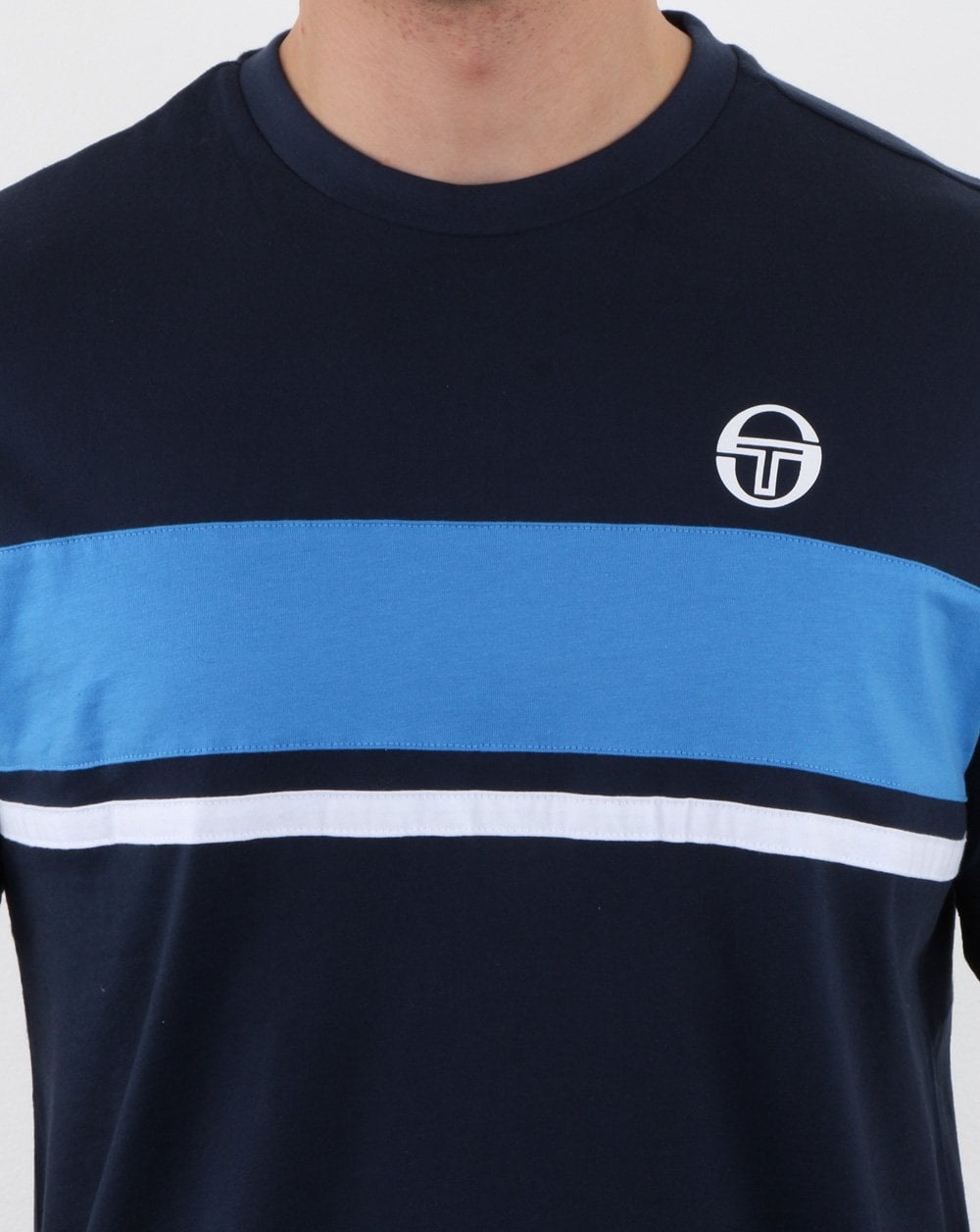 Sergio Tacchini Feluga T Shirt Navy/Blue