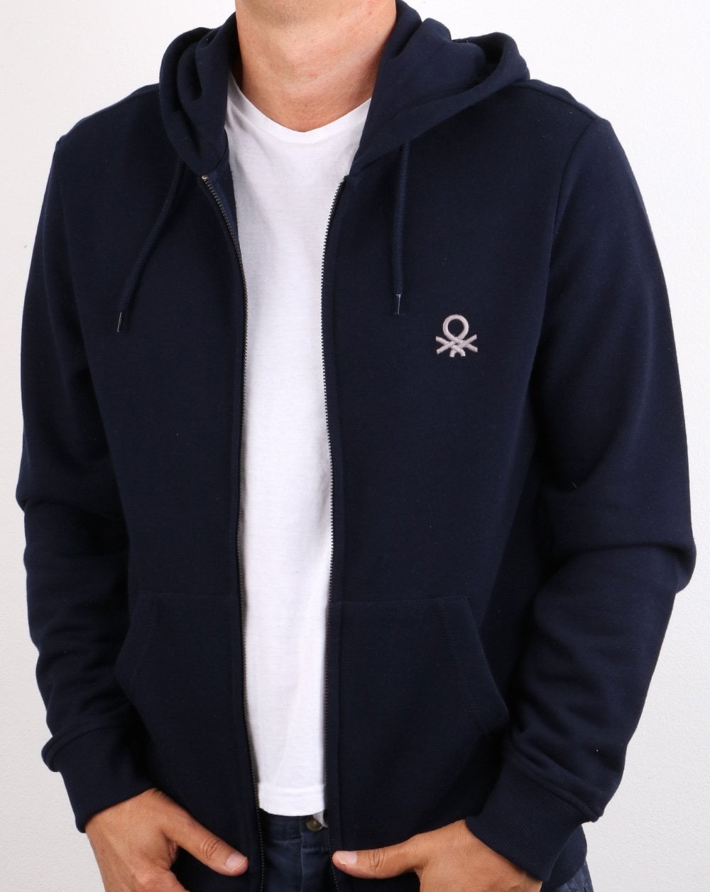 Benetton Hoodie Navy