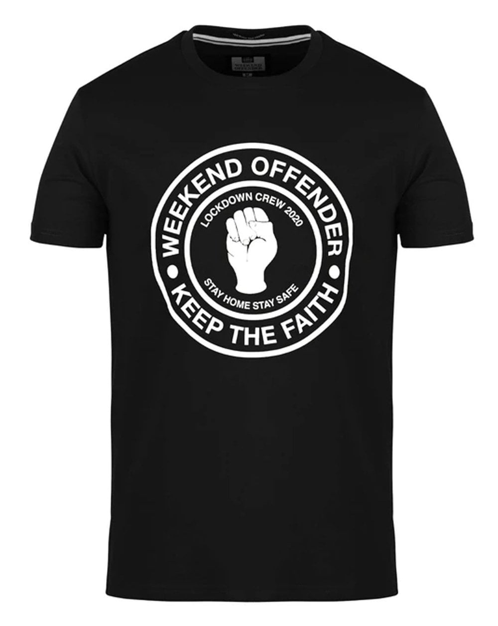 Weekend Offender Keep The Faith Tee Black/White