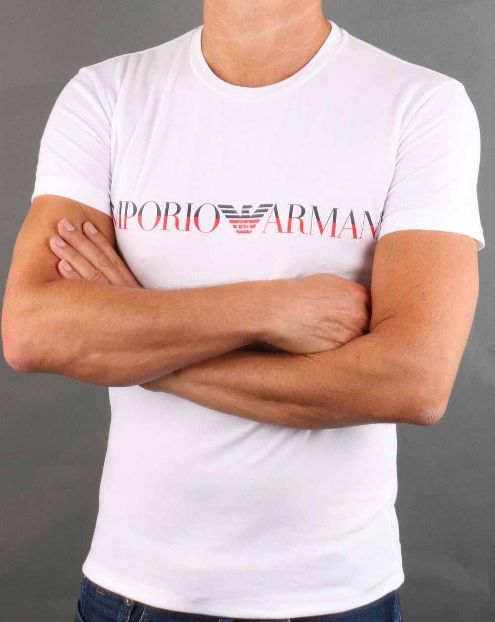 Emporio Armani Fashion Waistband Loungewear T-shirt White