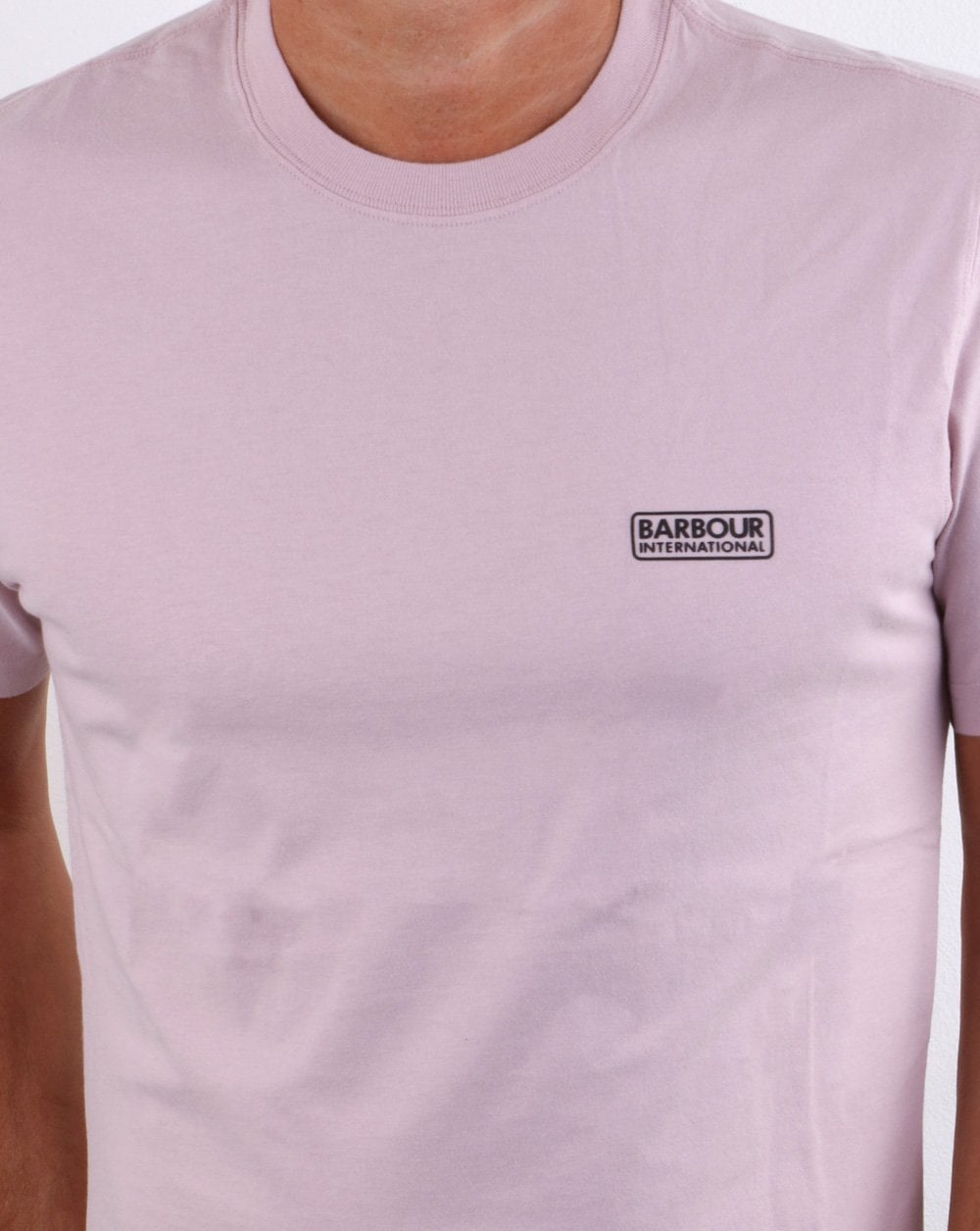 Barbour International Small Logo T-shirt Dust Pink