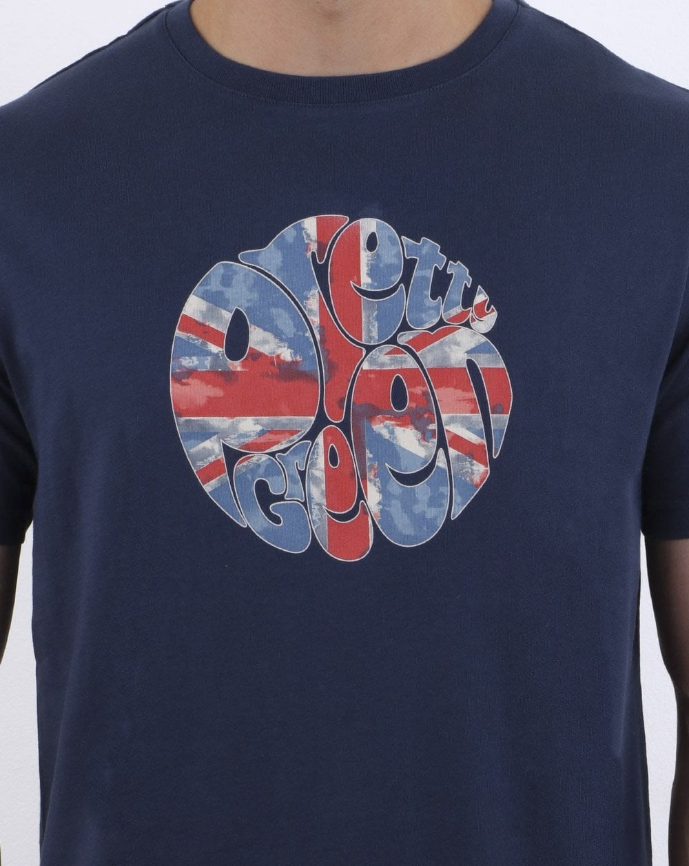 Pretty Green 80s Casuals UJ T-shirt Navy