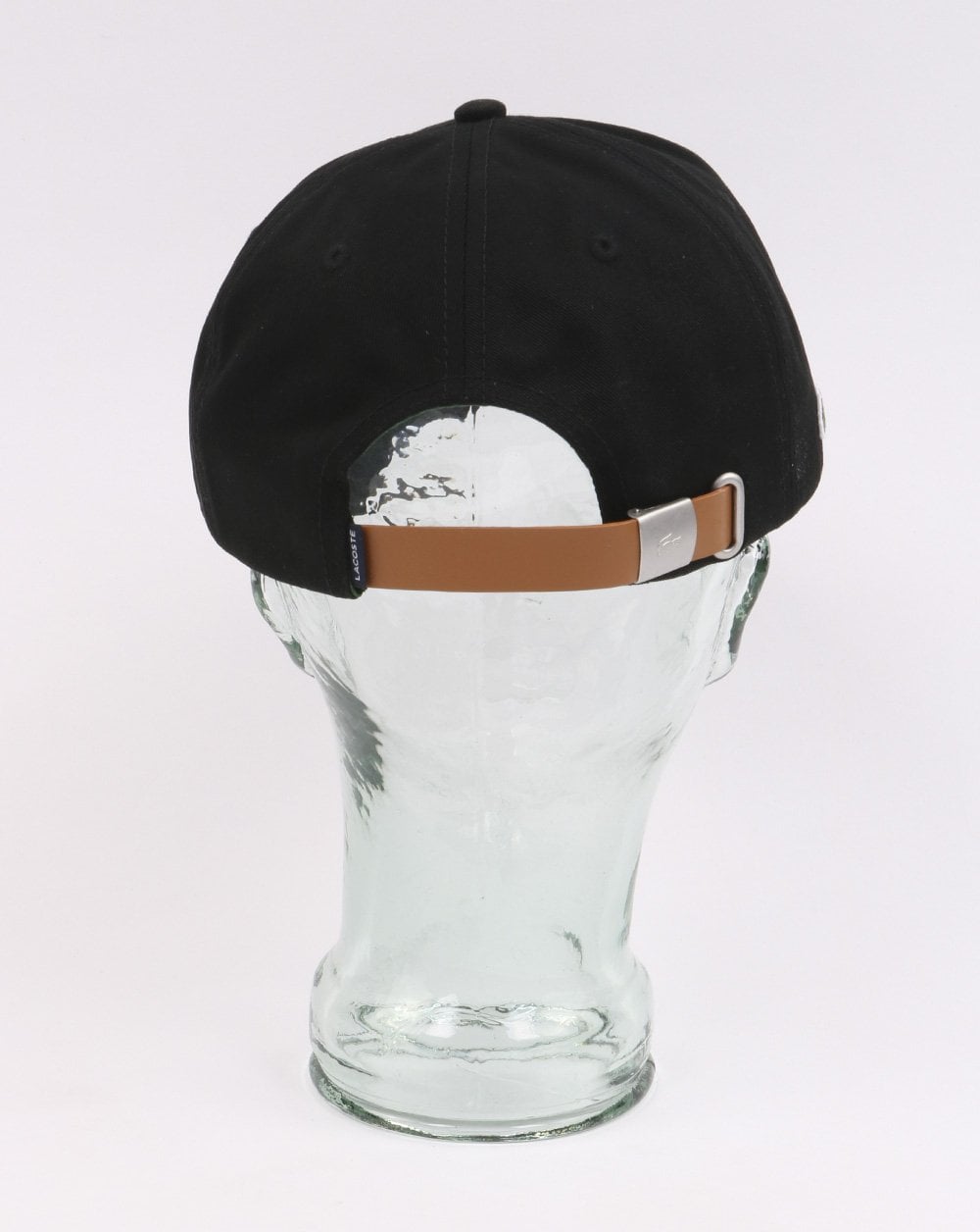 Lacoste Contrast Strap Cotton Cap Black