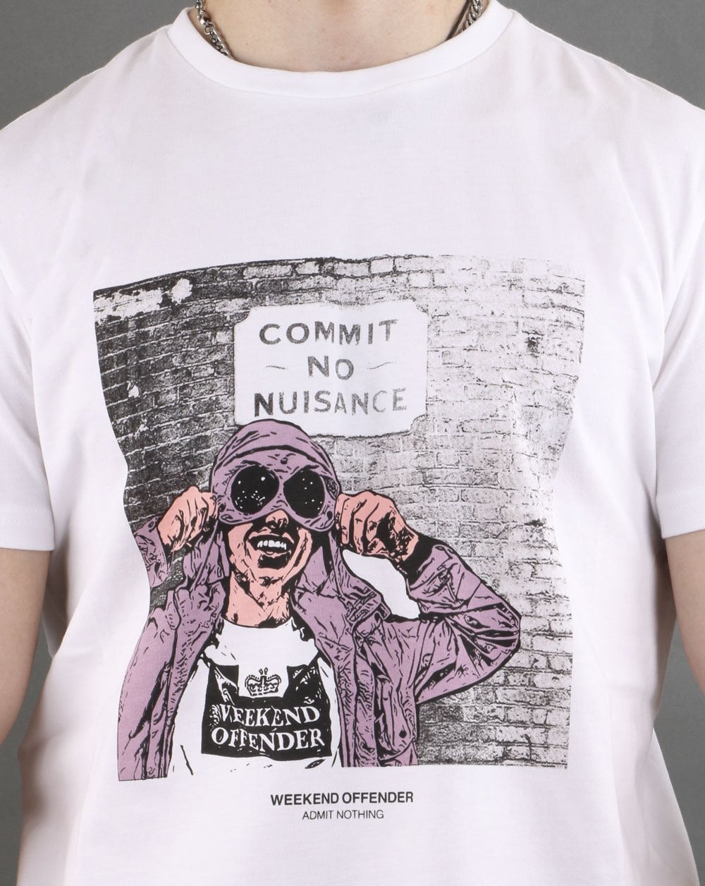 Weekend Offender Nuisance T Shirt White