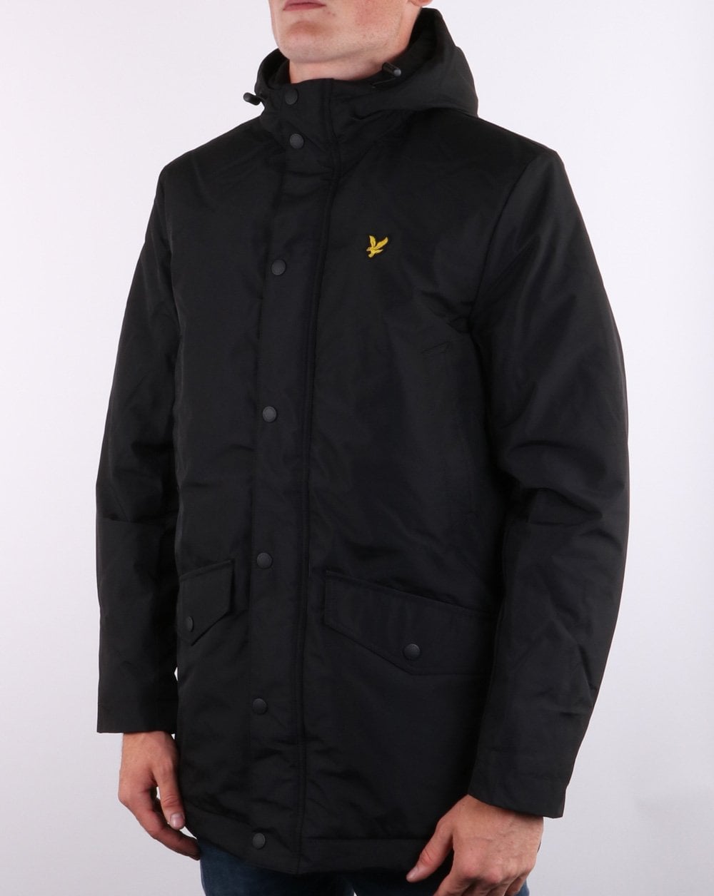 Lyle And Scott Techincal Parka Jet Black
