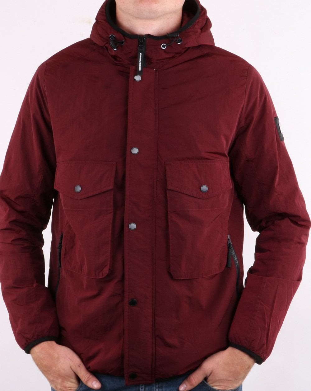 Weekend Offender Salinas Jacket Burgundy