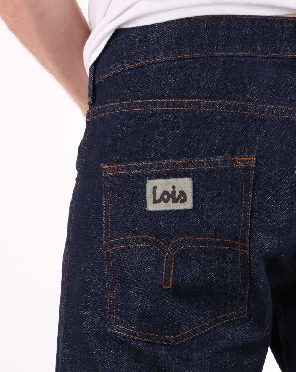 Lois Terrace Regular Taper Jeans Dark Wash