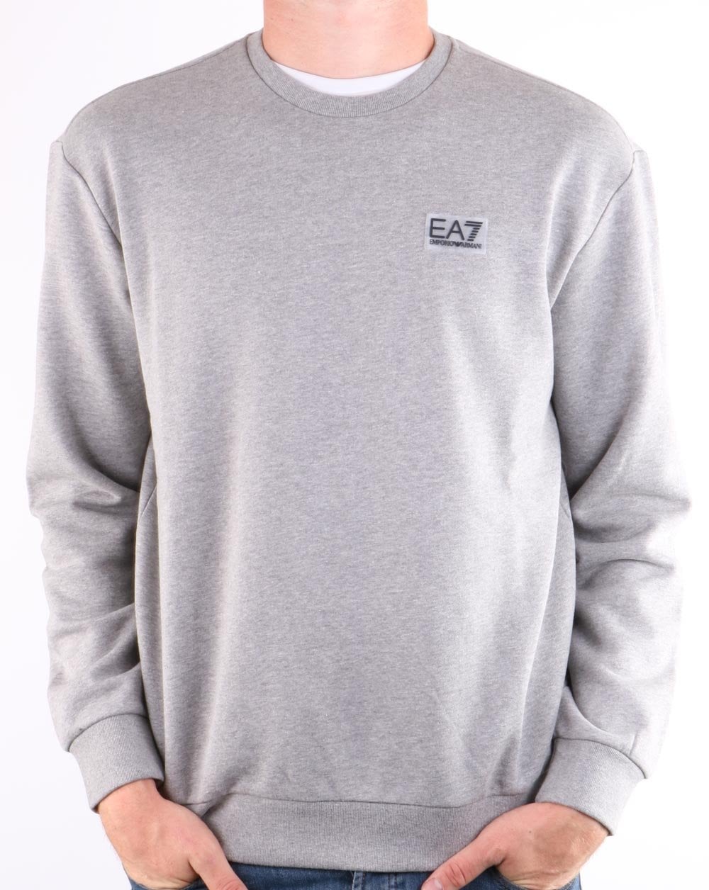 Emporio Armani EA7 Sweatshirt Medium Grey Marl