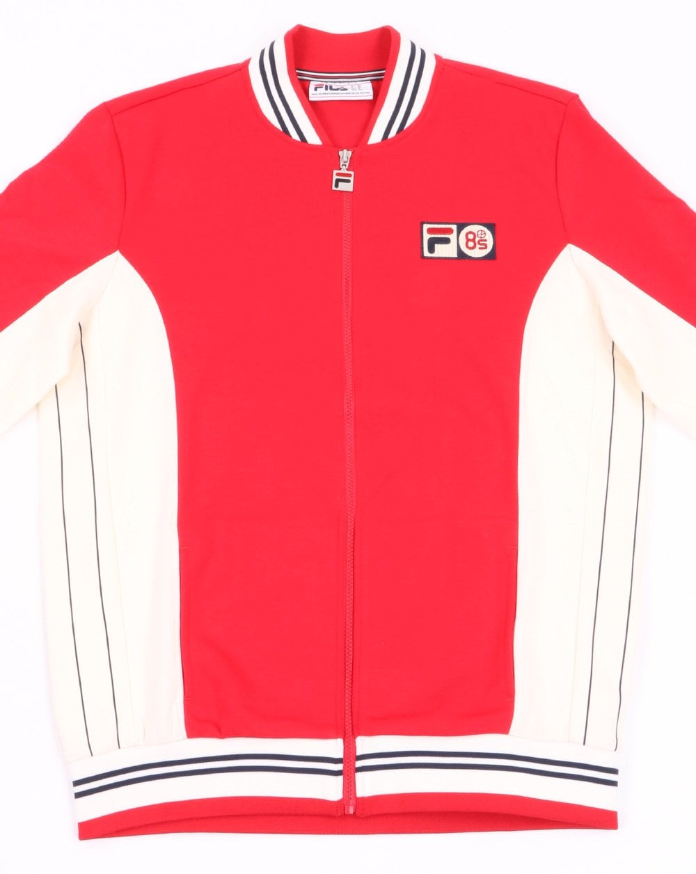 Fila Vintage Mk1 Settanta Twin Badge Track Top Red