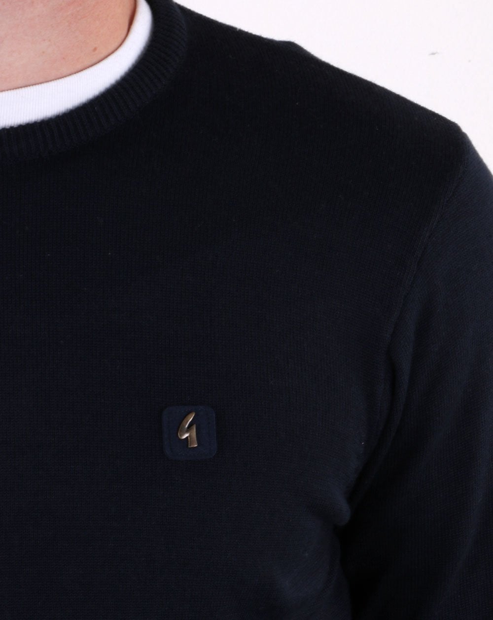 Gabicci Vintage Crew Neck Jumper Navy
