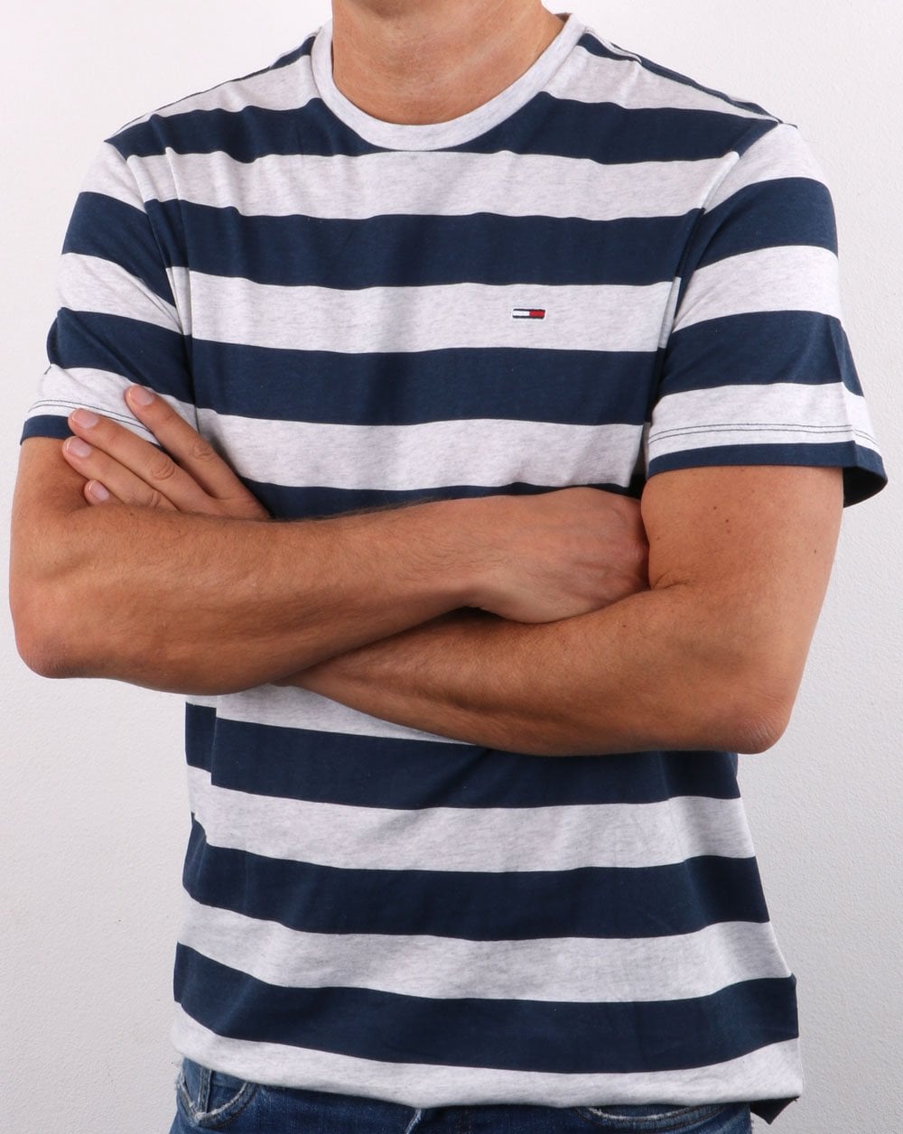 Tommy Jeans Stripe T-shirt Navy