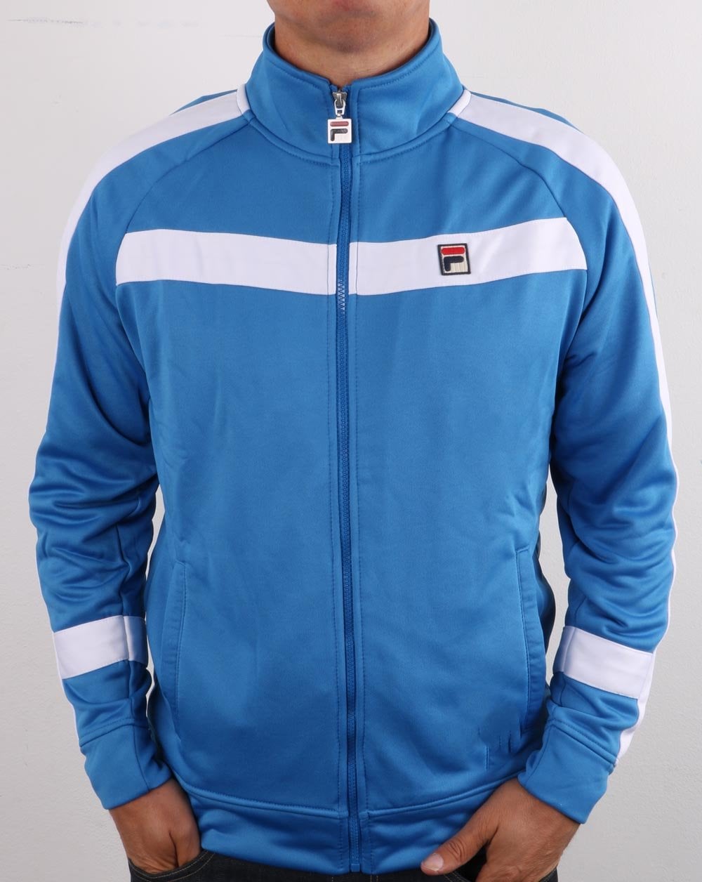 Fila Vintage Renzo Track Top Blue/white
