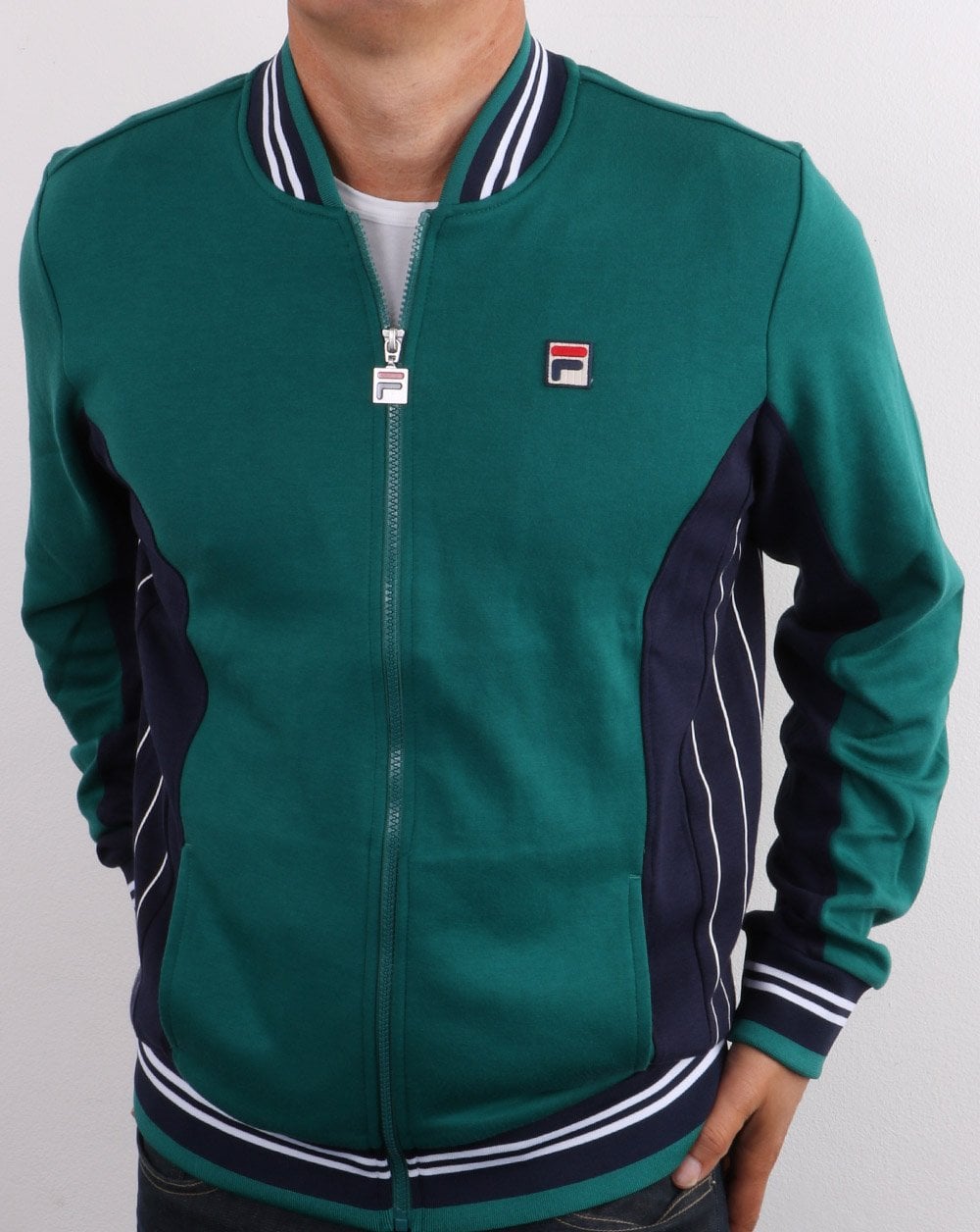 Fila Vintage Settanta Track Top Green/Navy