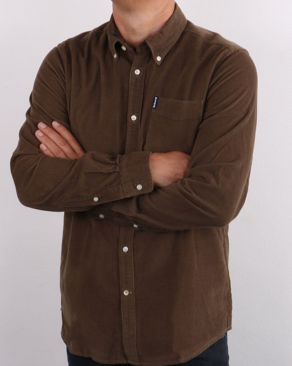 Barbour Cord Tailored Shirt Brown