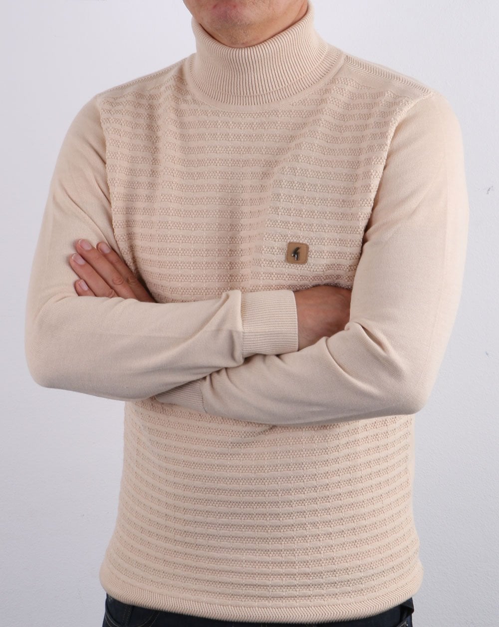 Gabicci Vintage Coaster Roll Neck Oatmeal