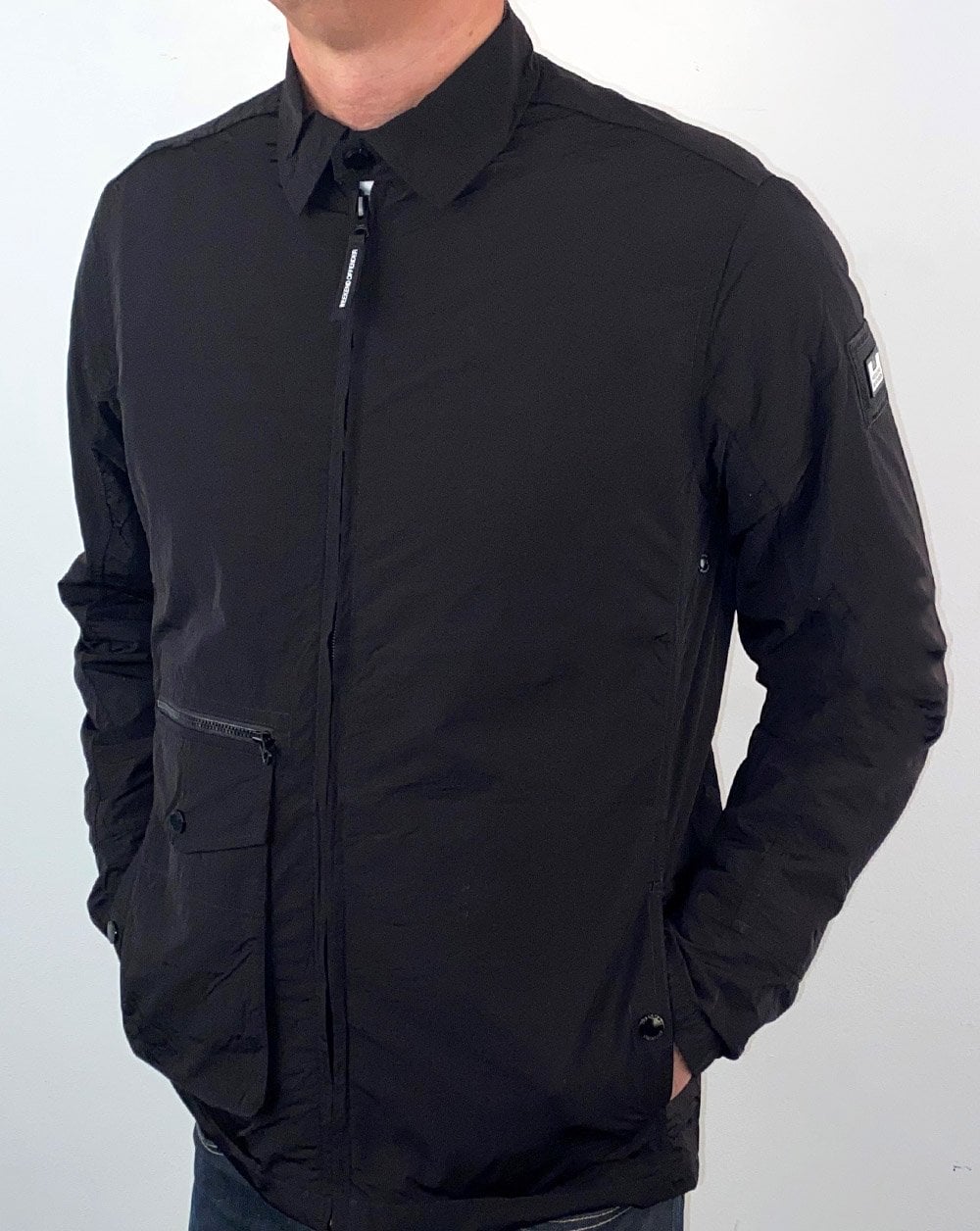 Weekend Offender Vinnie Overshirt Black