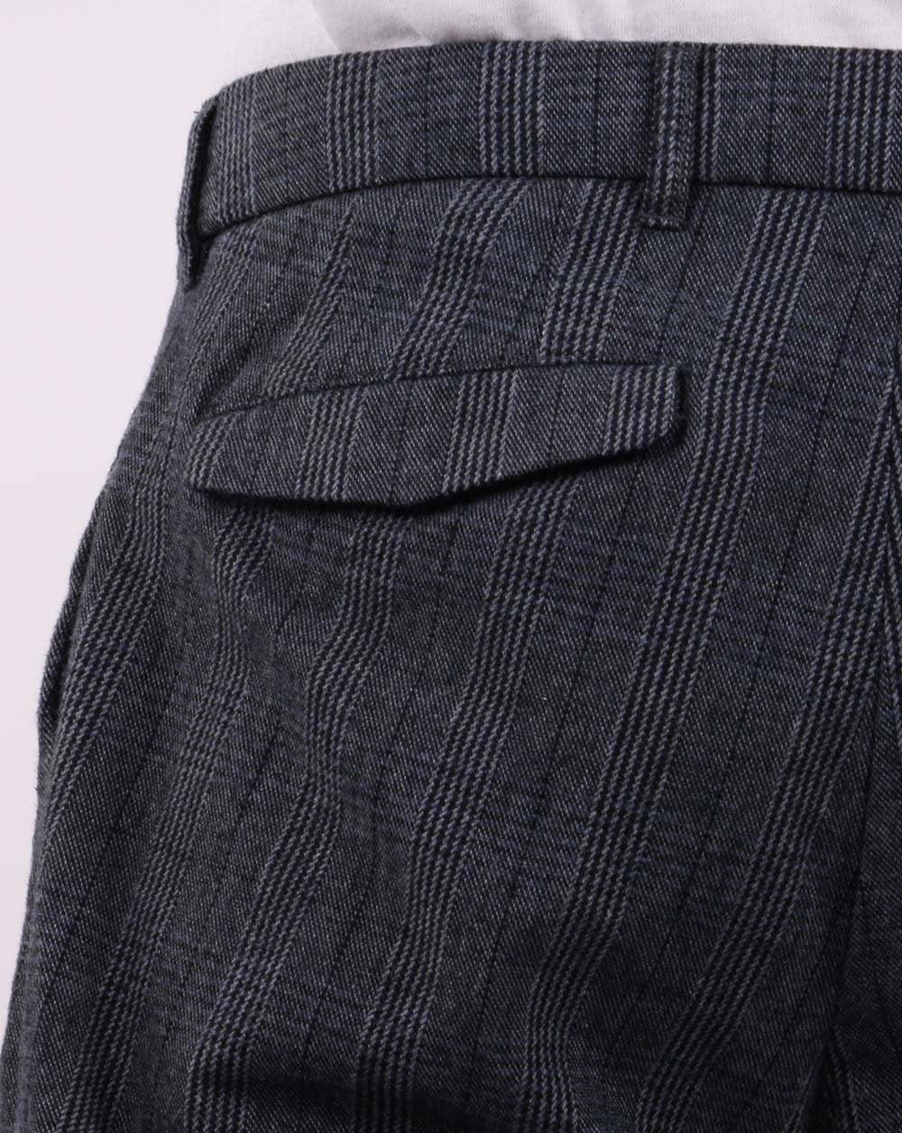 Benetton Check Trousers Flash