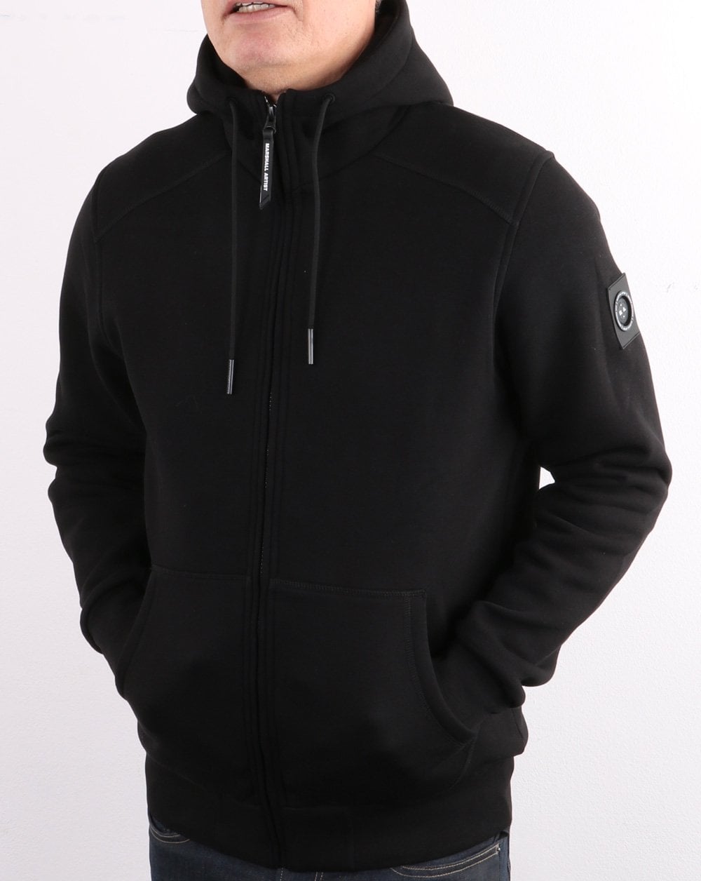 Marshall Artist Siren Full Zip Hoodie Black