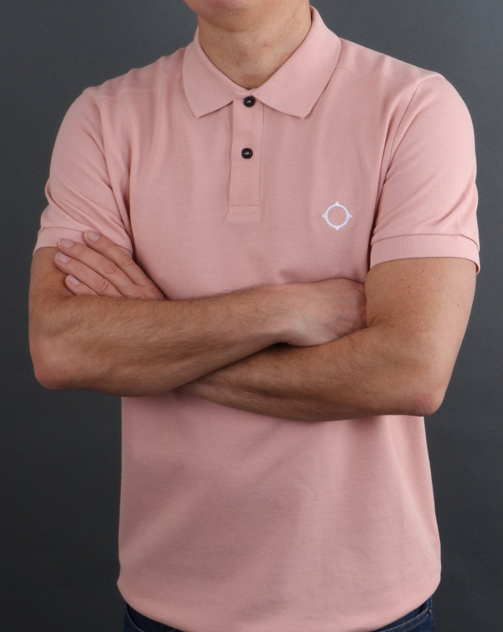 Ma.strum Pique Polo Salmon