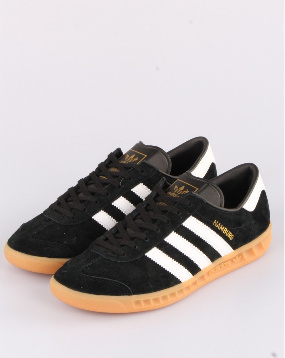 Adidas Hamburg Trainers Black/White/Gum