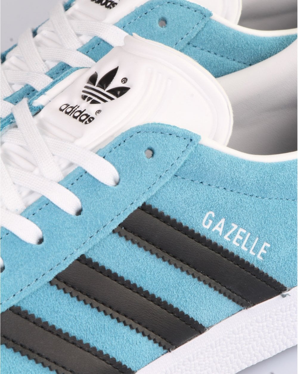 Adidas Gazelle Trainers Hazy Blue/Black