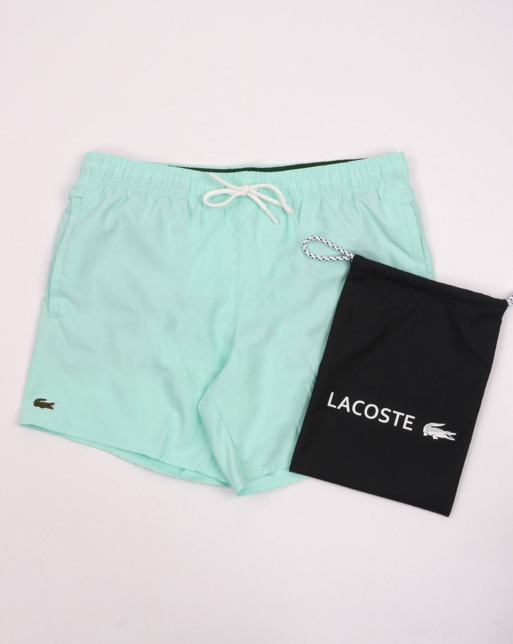 Lacoste Swim Shorts Soft Green