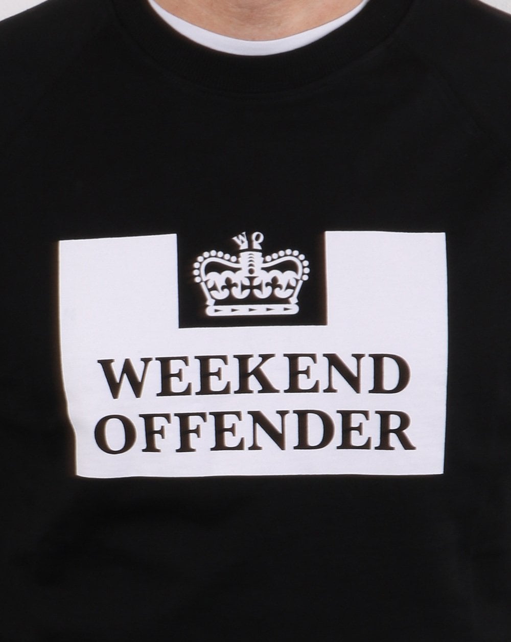 Weekend Offender Penitentiary Sweatshirt Black