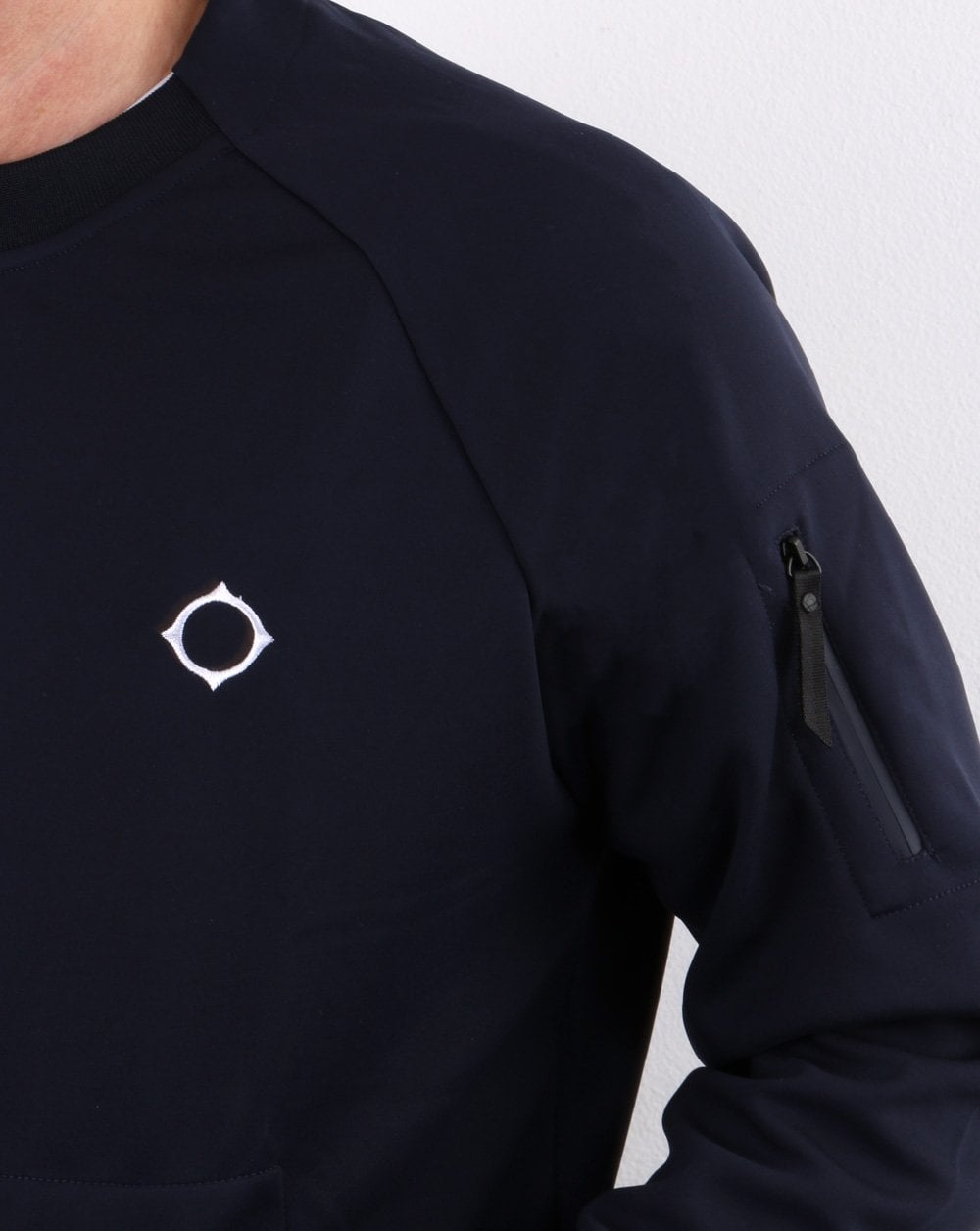 Ma.strum Tech Fleece Crew Sweatshirt Navy