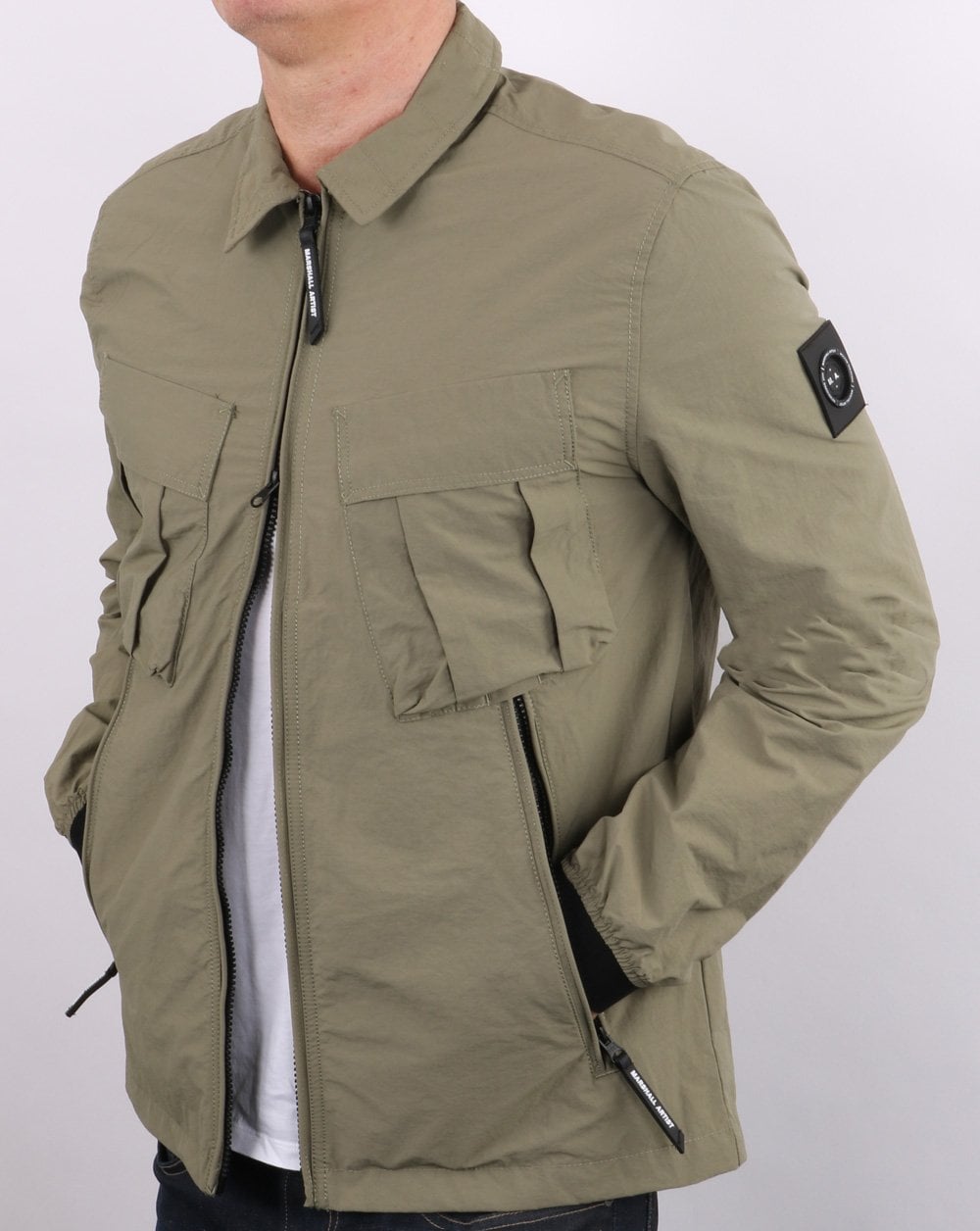 Marshall Artist Overshirt Faded Khaki