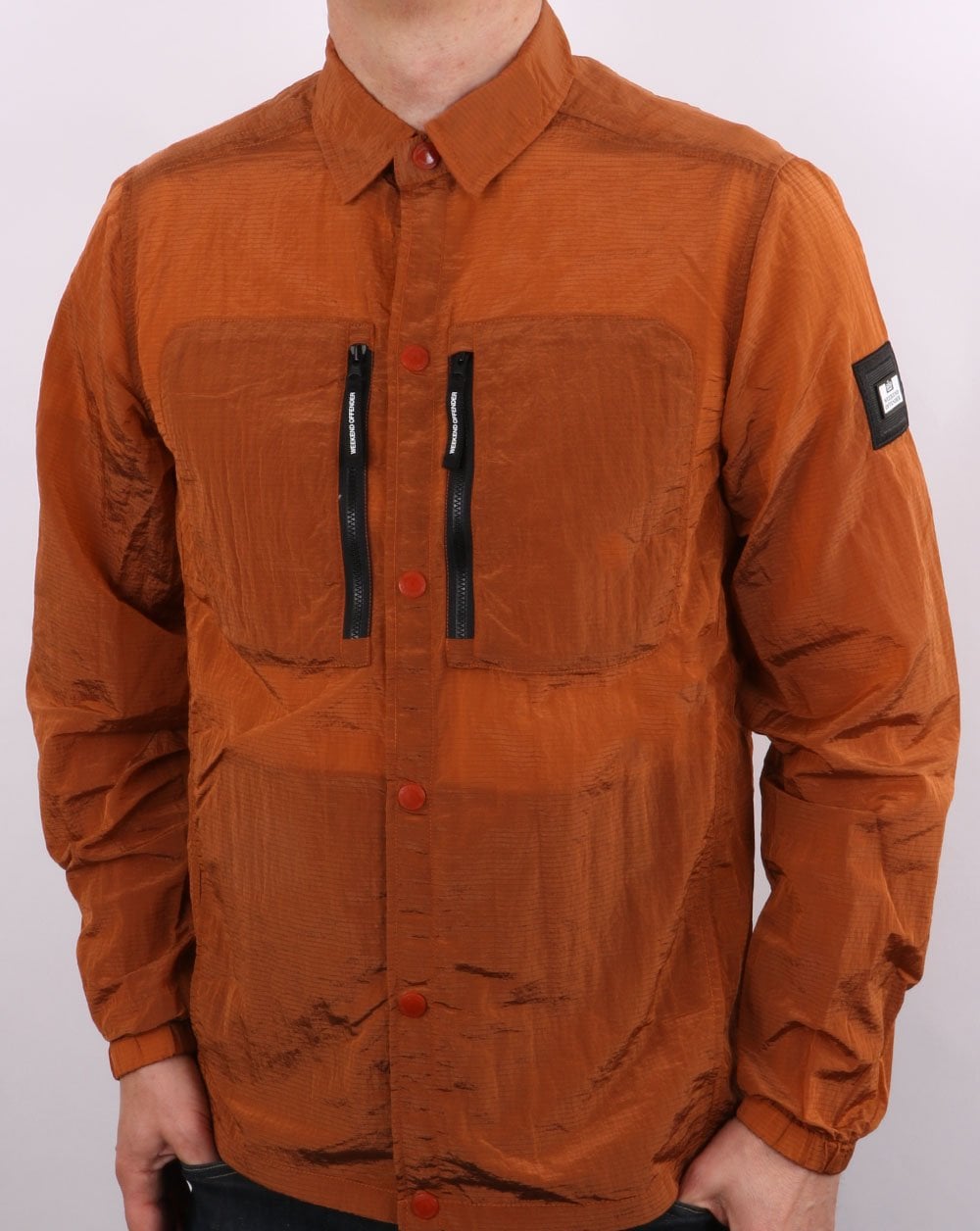 Weekend Offender Nicky Eyes Jacket Burnt Orange