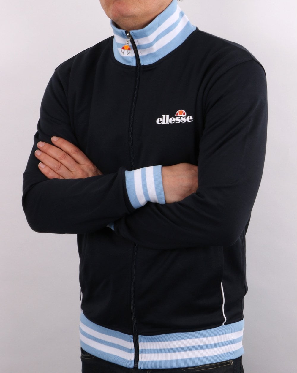 Ellesse Milano Track Top Navy / Sky